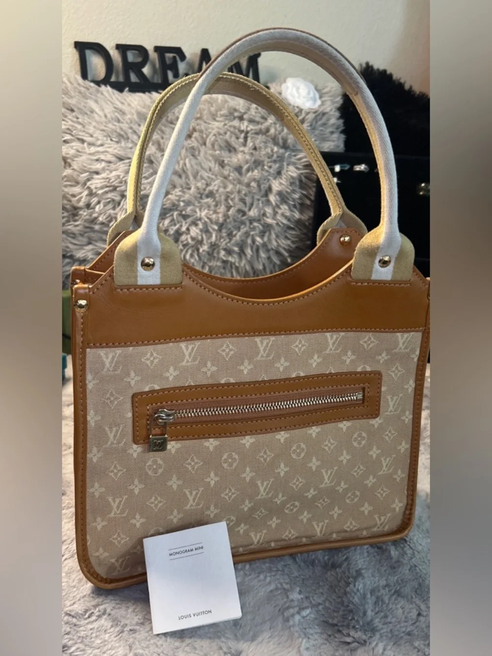 Louis Vuitton Monogram Mini Lin Sac Catherine handbag (Circa 2004) - Picture 14 of 16
